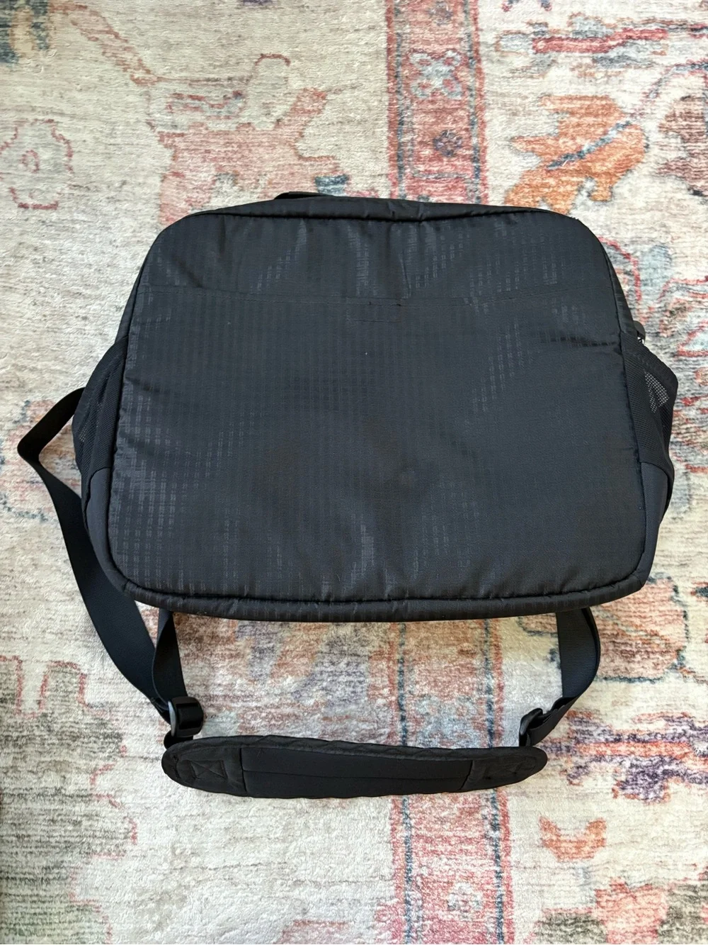 Vintage Patagonia Messenger Laptop Bag Padded Pockets Adjustable Strap Black